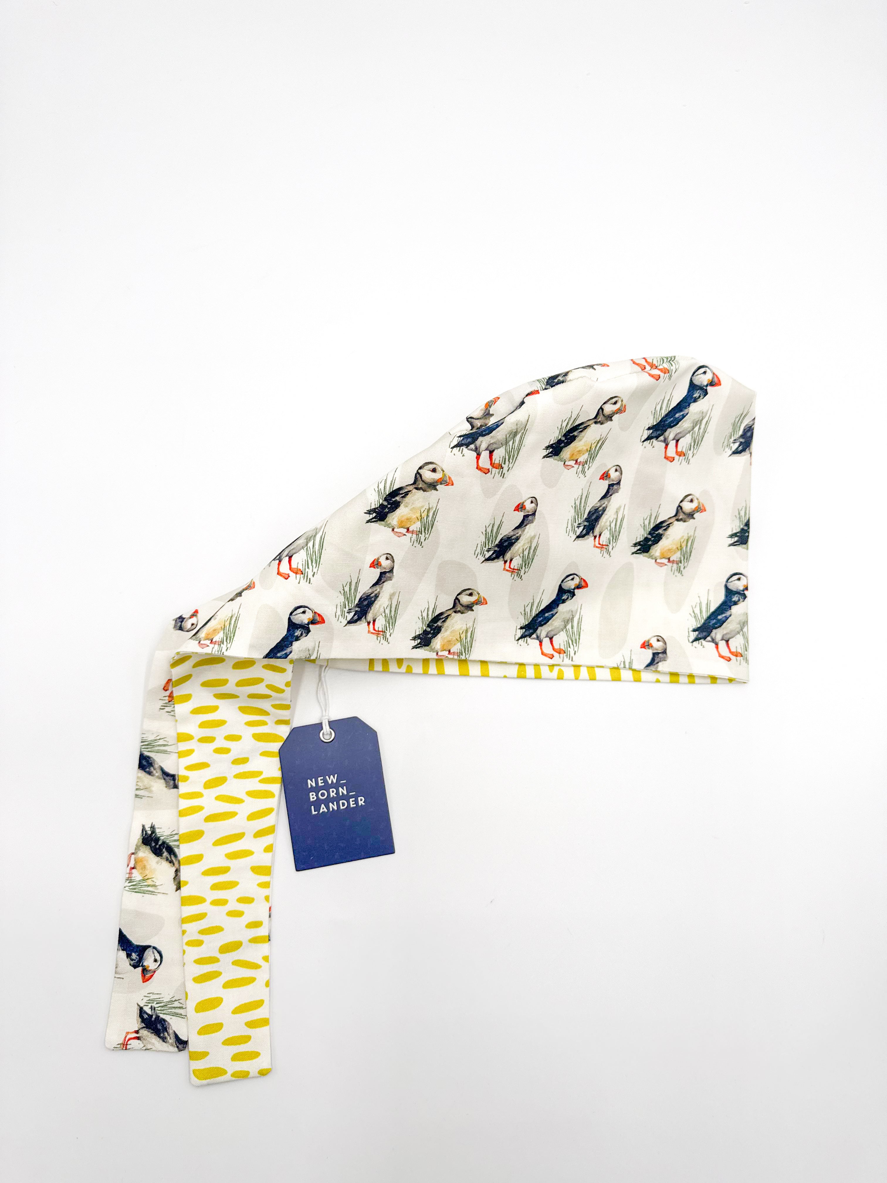 Scrub 100% cotton, made in Canada, puffin