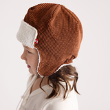 Pilot Hat (Mocha Moose Corduroy)