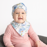 Bandana Bib ( Blue Peony)