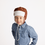 Pilot Hat (Mocha Moose Corduroy)