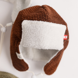 Pilot Hat (Mocha Moose Corduroy)