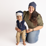 Pilot Hat (Blue Corduroy)
