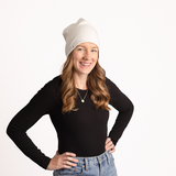 Adult Beanie Hat (White)