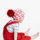 Beanie Hat ( Lovely Hearts )