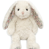 Faith Cream Floral Bunny Plush Toy - Mon Ami