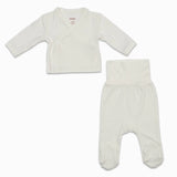 White Newborn 2 Piece Set - Lulujo