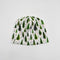 Christmas Pine baby beanie hat with NBL label, evergreen tree print, Made in Canada
