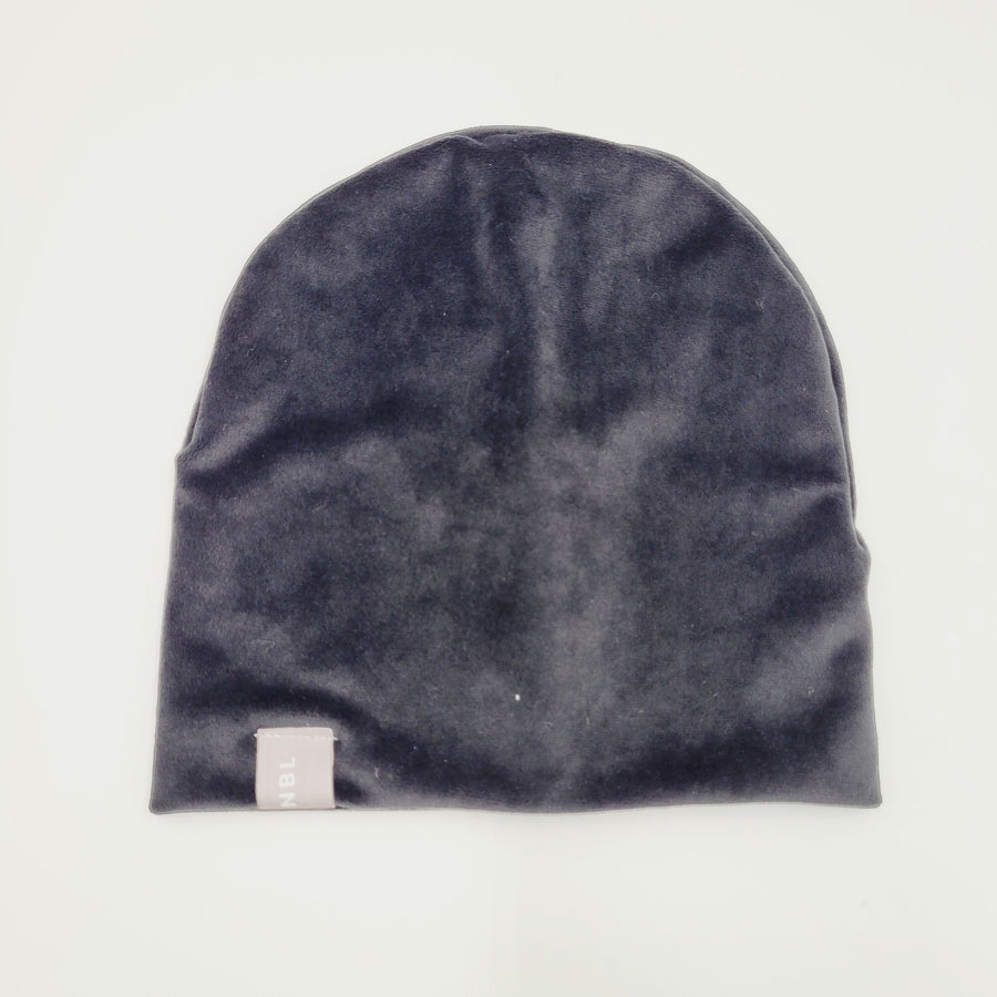 Adult Beanie Hat (Black Velvet)