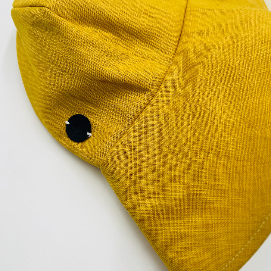 Adult Summer Hat (Mustard Linen)