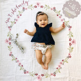 Isn't She Lovely Milestone Blanket - Lulujo