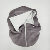 Car Seat Cover Winter (Grey Corduroy)