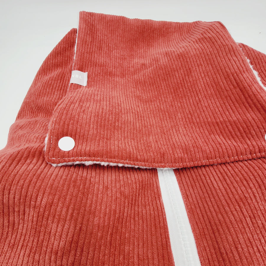 Car Seat cover Winter (Brick Red Corduroy)