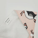 Bandana Bib (Pink Puffin)