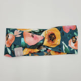 Adult Knot Headband (Teal Floral)