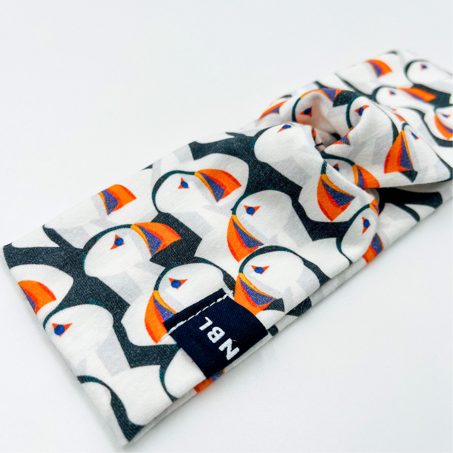 Adult Knot Headband  (Puffin lover)