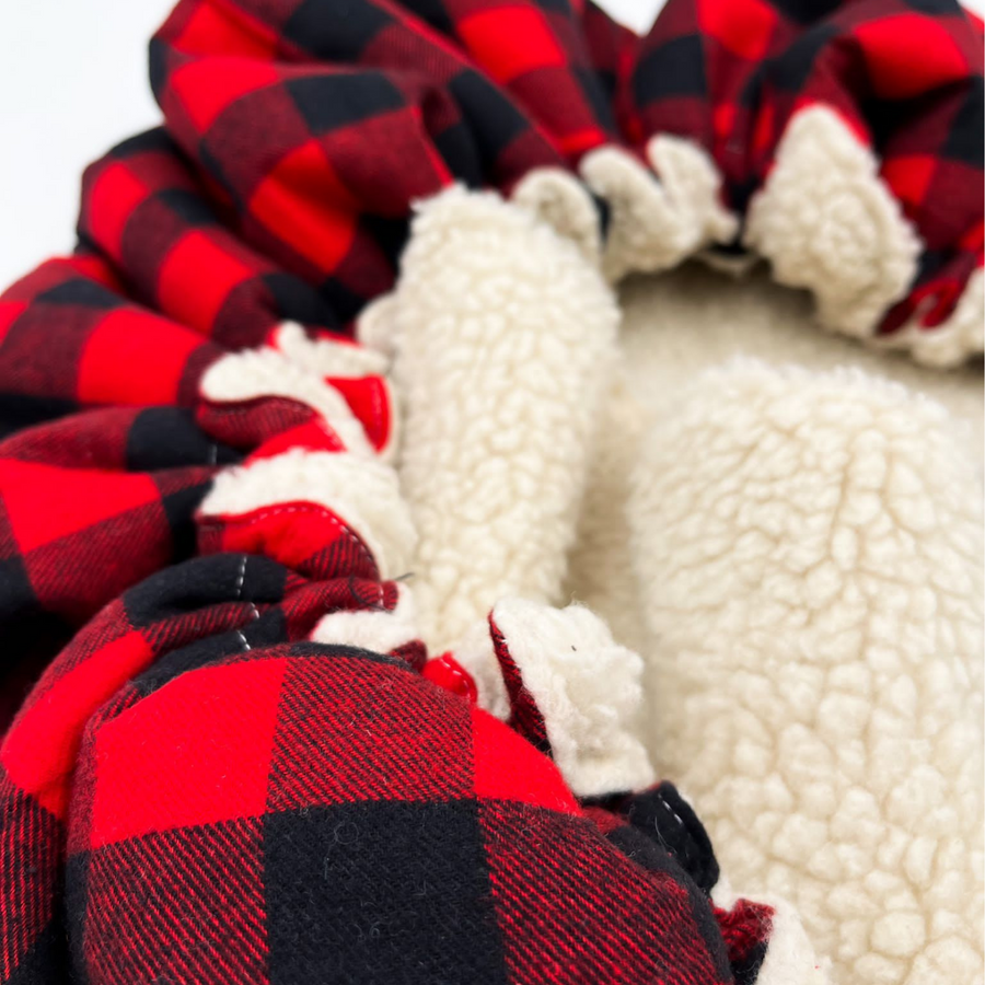 Buffalo plaid sales car seat cover