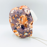 Pilot Hat (Peach Floral)
