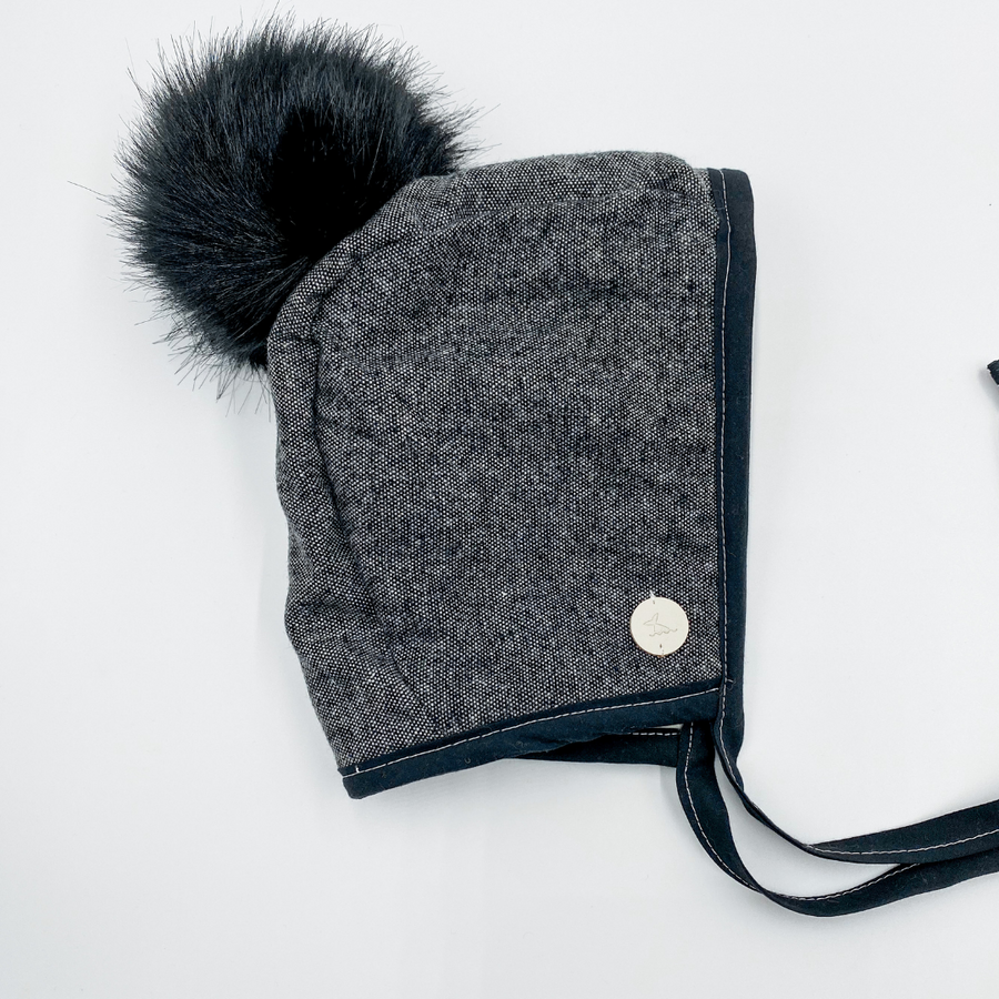 Bonnet Pompom (Grey)