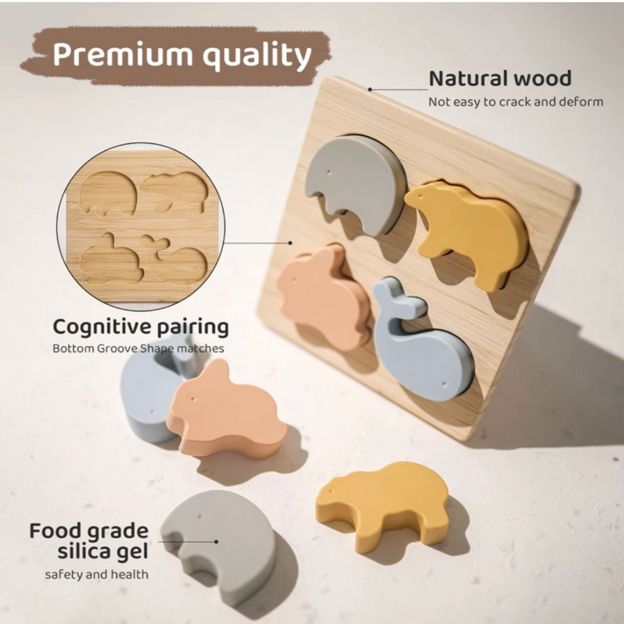 Wooden Puzzle Animals