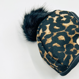 Bonnet Pom Pom (Leopard)