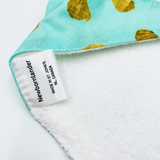 Bandana Bib (Gold Dots Mint)
