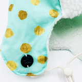 Pilot Hat (Dots Gold Mint)