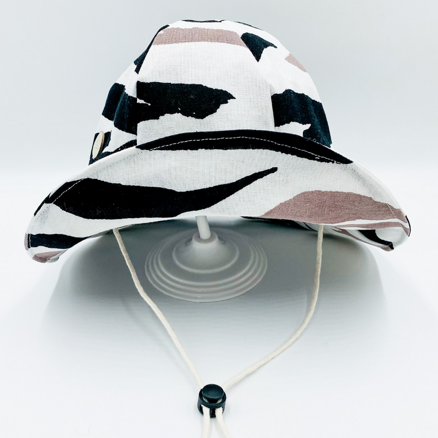 Summer Hat Linen (Zebra)