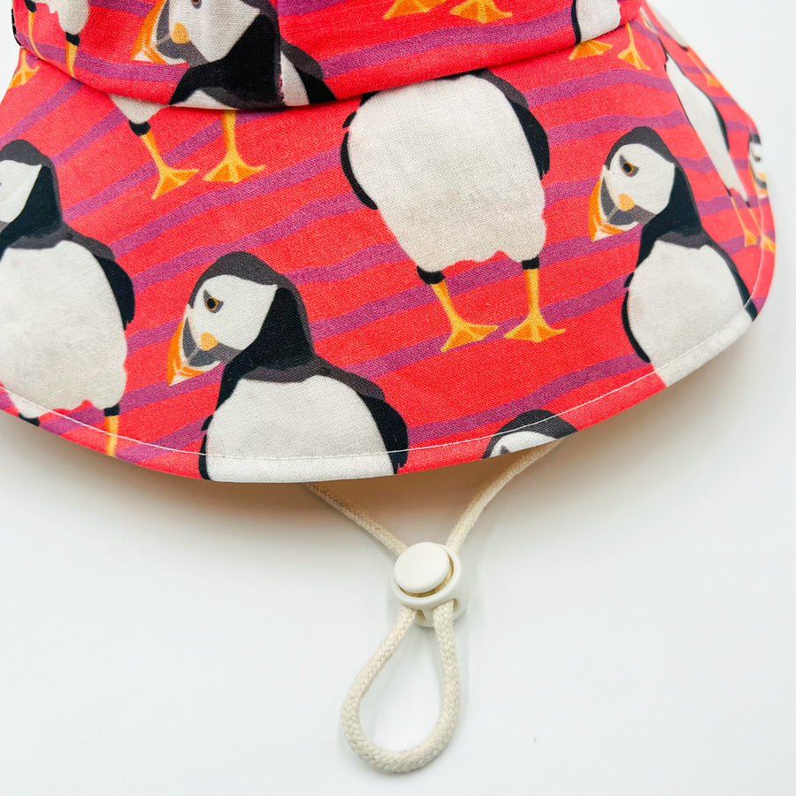 Summer Hat (Coral puffin)