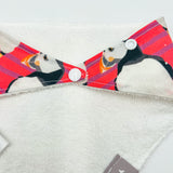 Bandana Bib (Coral Puffin)