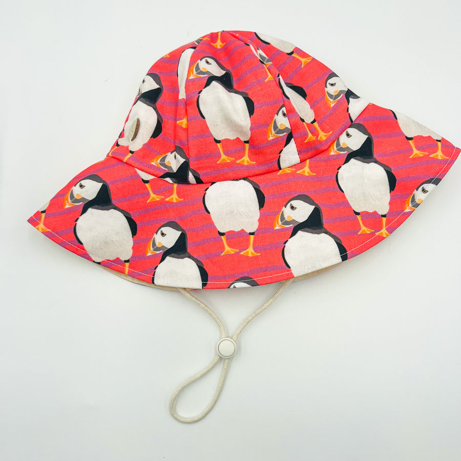 Summer Hat (Coral puffin)