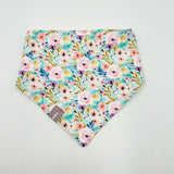 Bandana Bib (Floral Pastel)