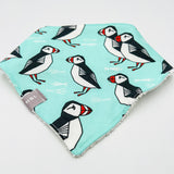 Bandana Bib (Mint Puffin)
