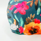 Baseball Cap (Teal Floral)