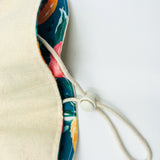 Adult Summer Hat (Teal Floral)