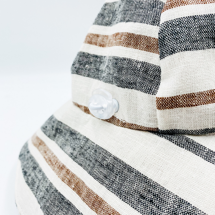 Summer Hat Linen (Color Stripe)
